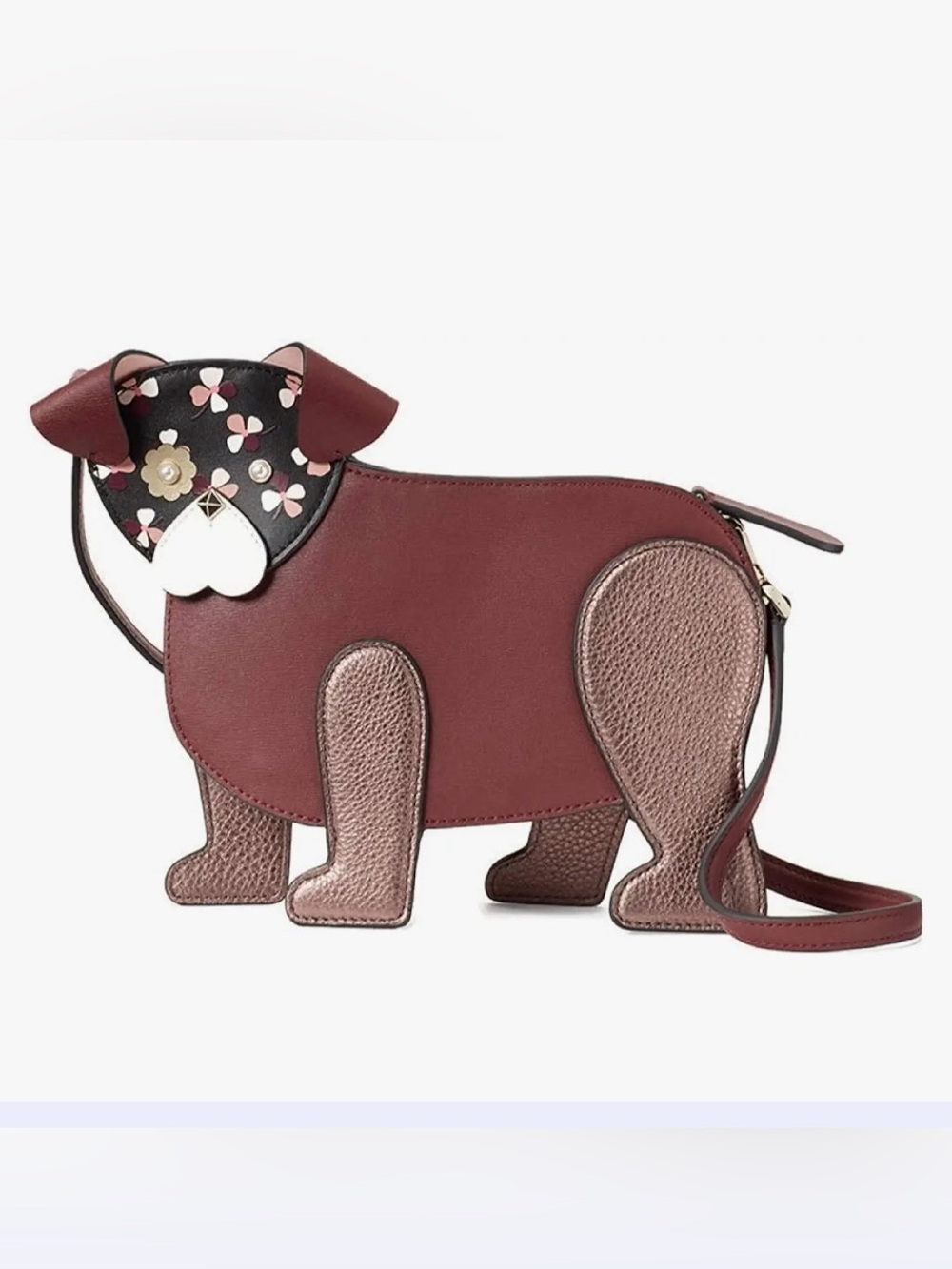NWT, Kate  Spade New York Floral Pup Crossbody.